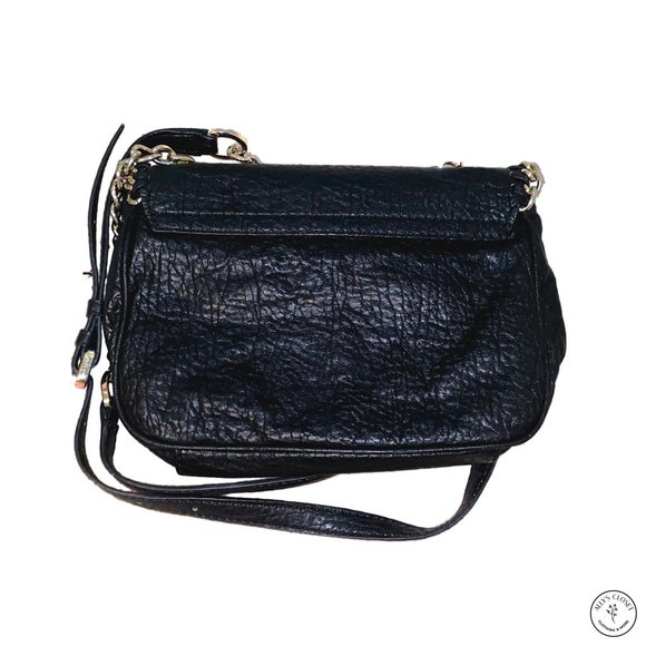 Guess Black Leather Crossbody with Gold Detail - Picture 2 of 6